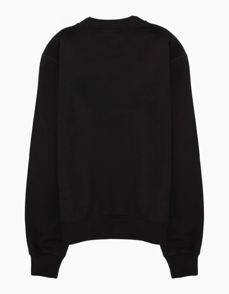 DOLCE & GABBANA PLAQUE SWEATSHIRT BLACK
