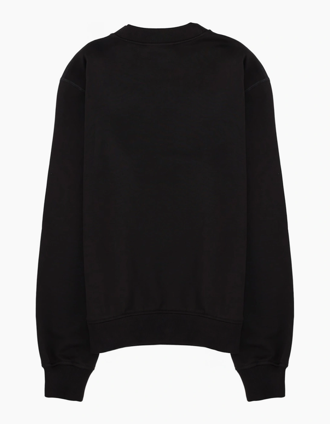 DOLCE & GABBANA PLAQUE SWEATSHIRT BLACK