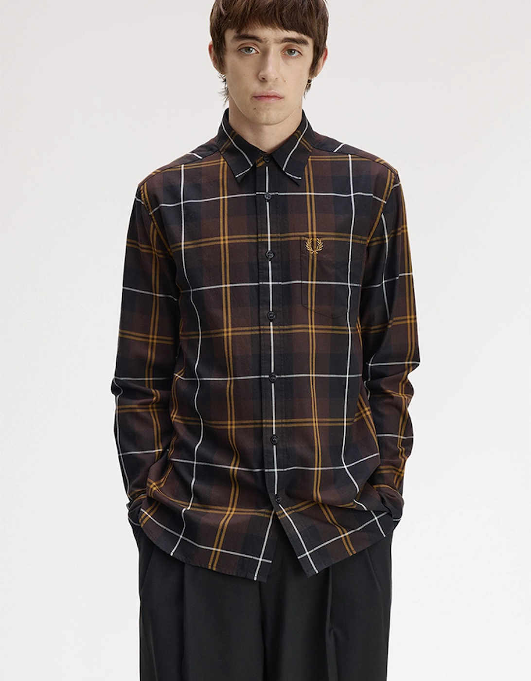 Fred Perry Twill Tartan Shirt