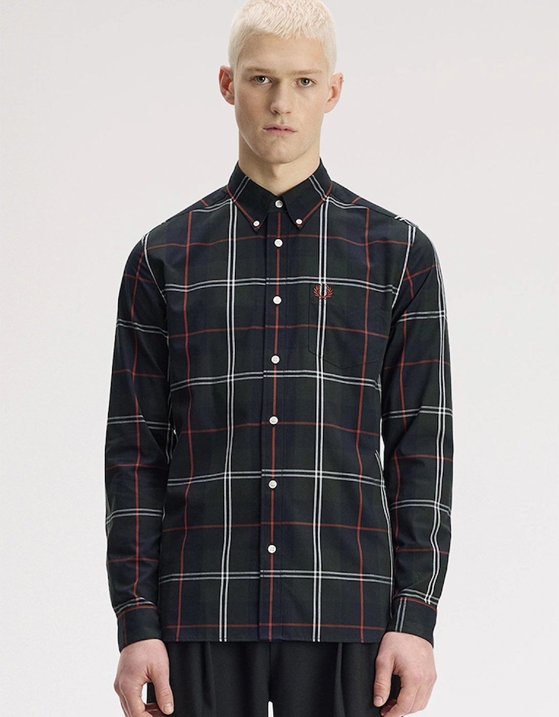 Fred Perry Poplin Tartan Shirt