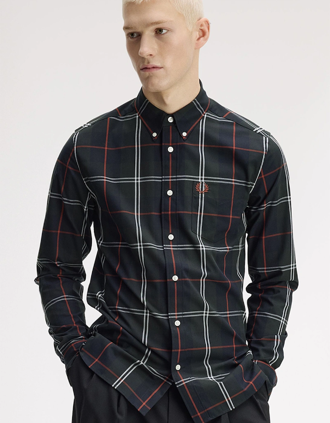 Fred Perry Poplin Tartan Shirt