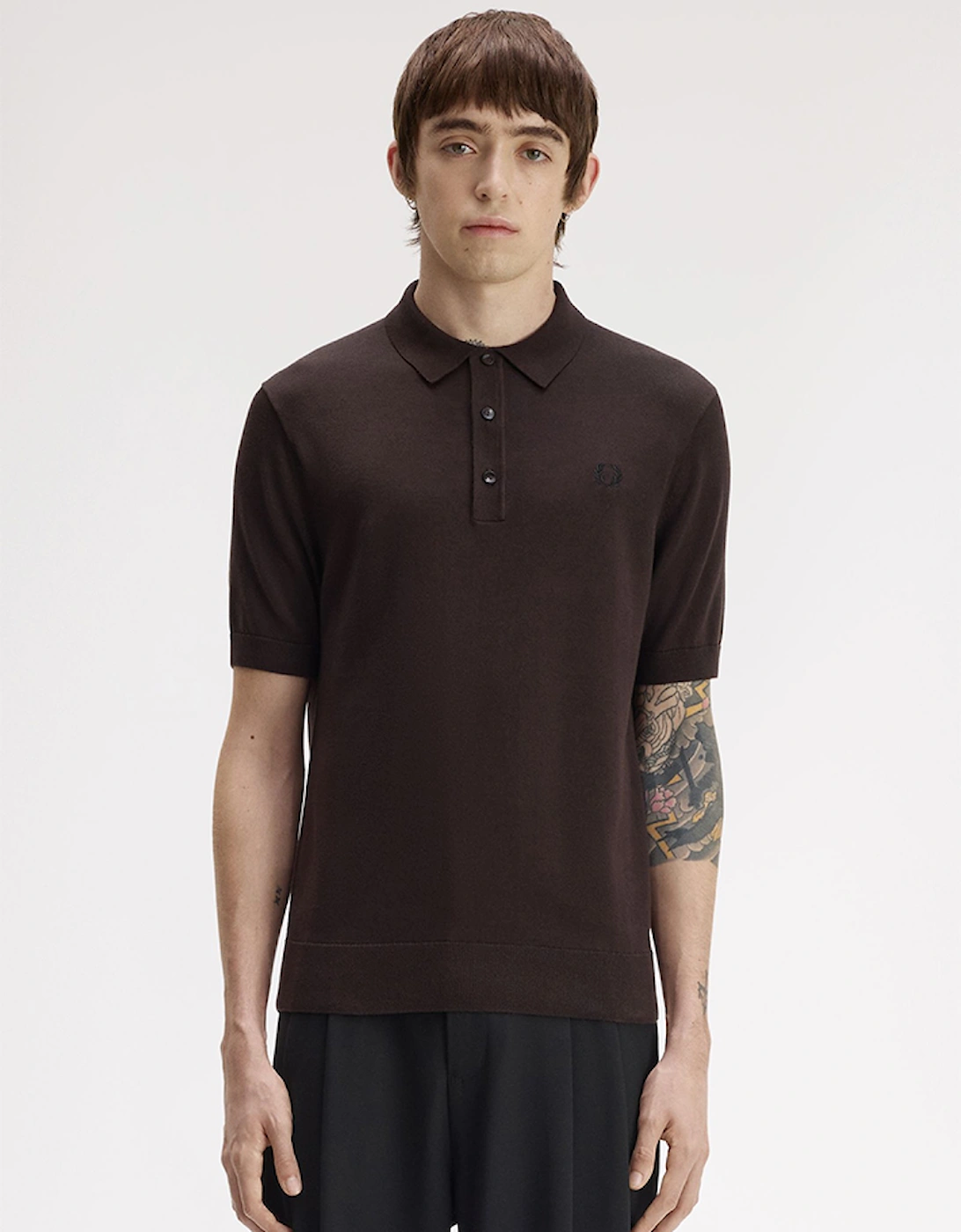 Fred Perry Cotton Knitted Shirt