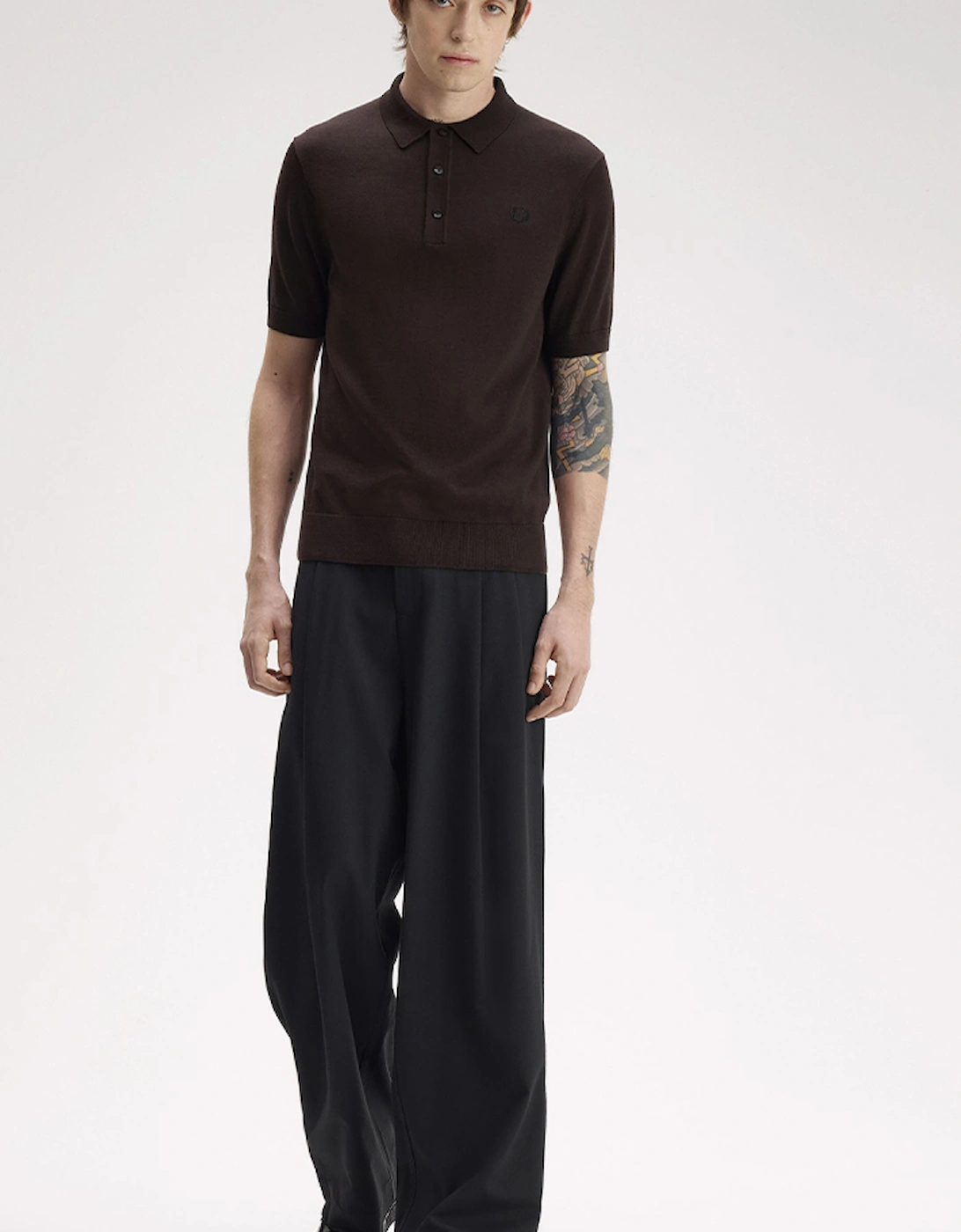 Fred Perry Cotton Knitted Shirt