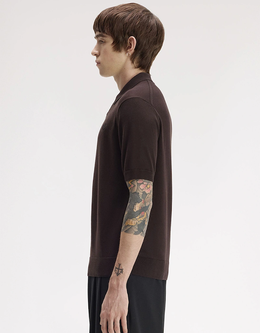 Fred Perry Cotton Knitted Shirt