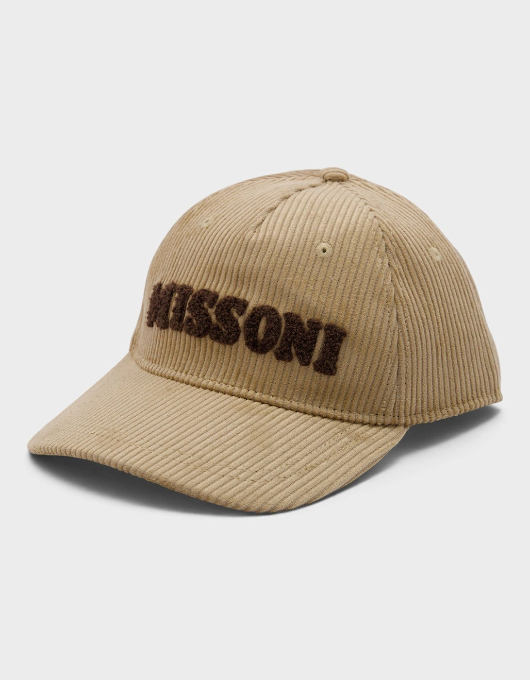 Logo Corduroy Cap Beige