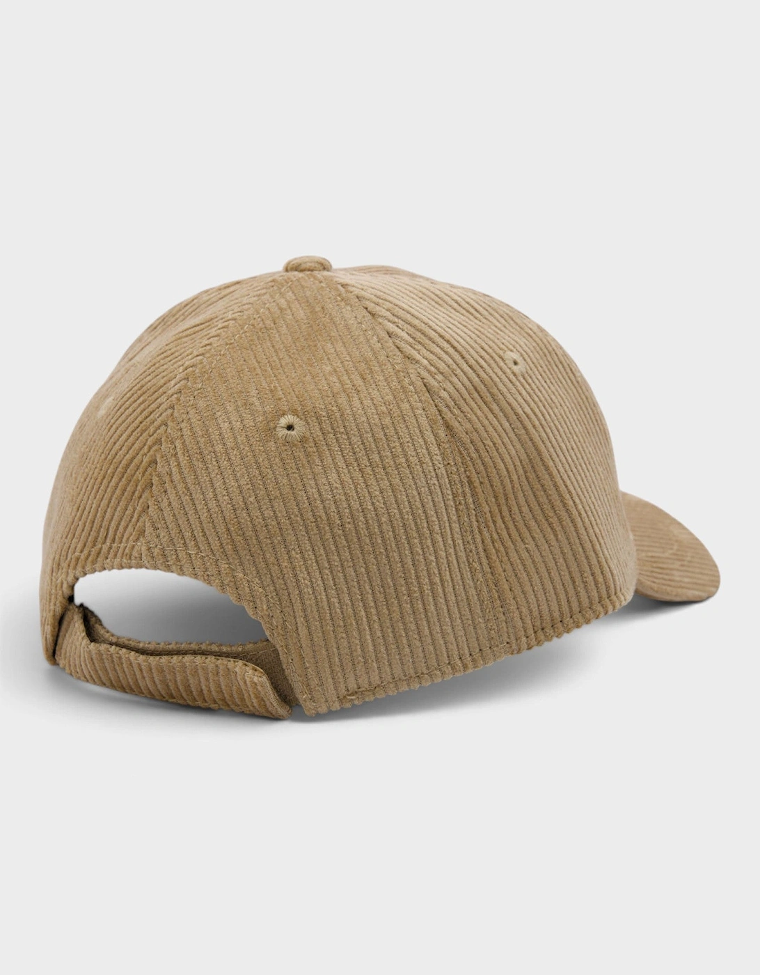 Logo Corduroy Cap Beige