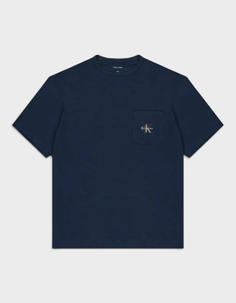 Monogram S/S Crew T-shirt Enchanted Blue