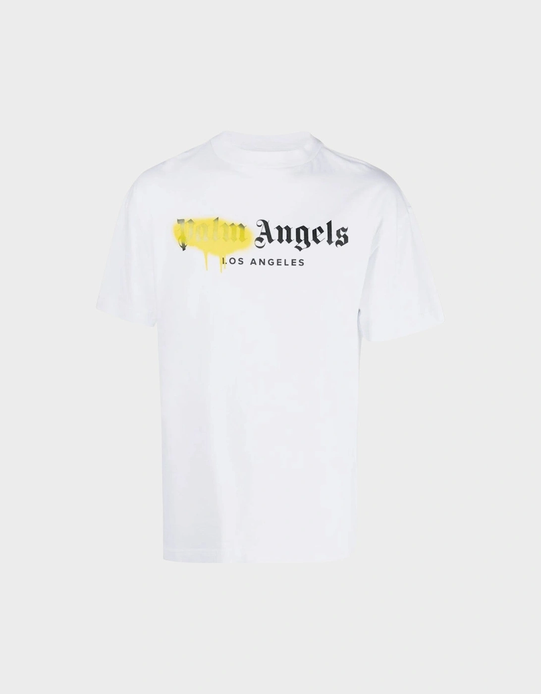 LA Sprayed Logo T Shirt White