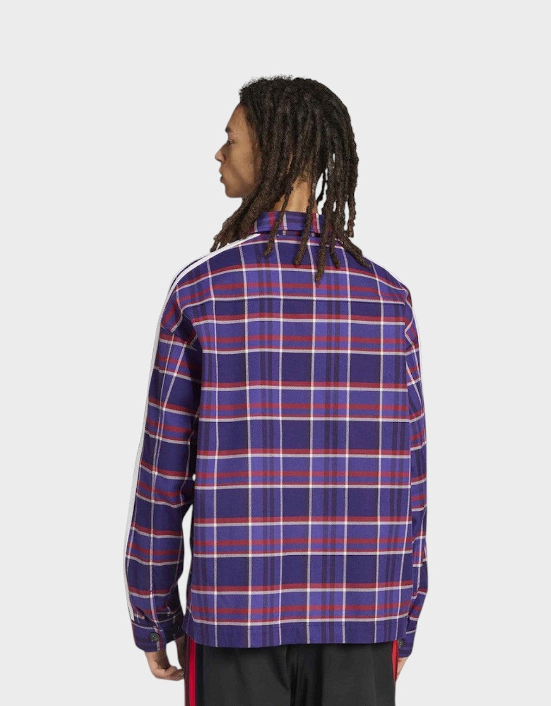 Korn Checked Overshirt Multi Blue