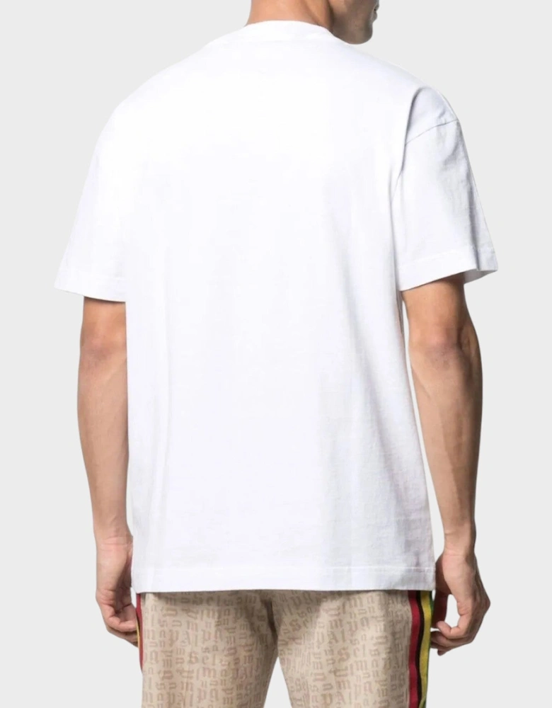 LA Sprayed Logo T Shirt White