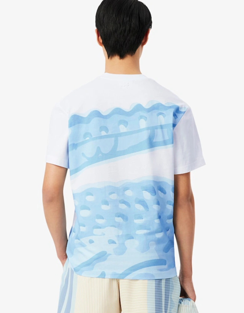Lacoste Printed Cotton T-Shirt