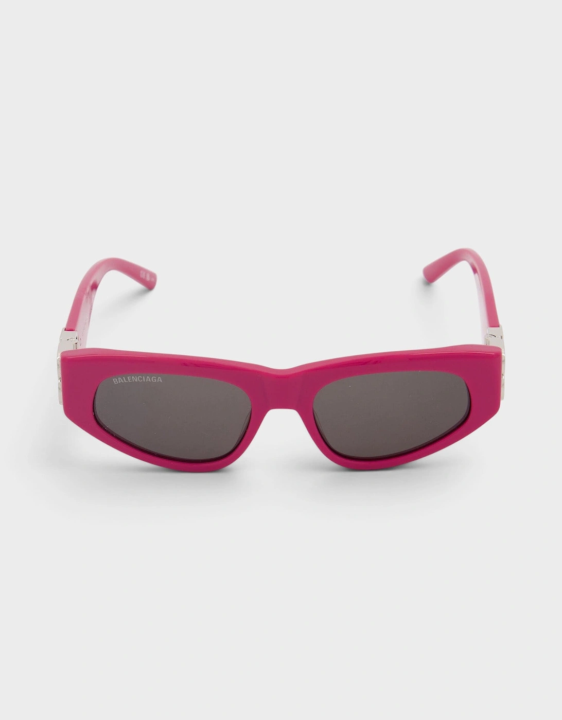 Logo Plaque Cat Eye Sunglasses Pink