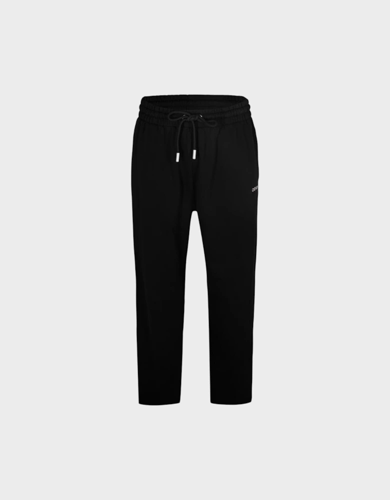 Vanish Arrow Closed Hem Fleece Sweatpants Black