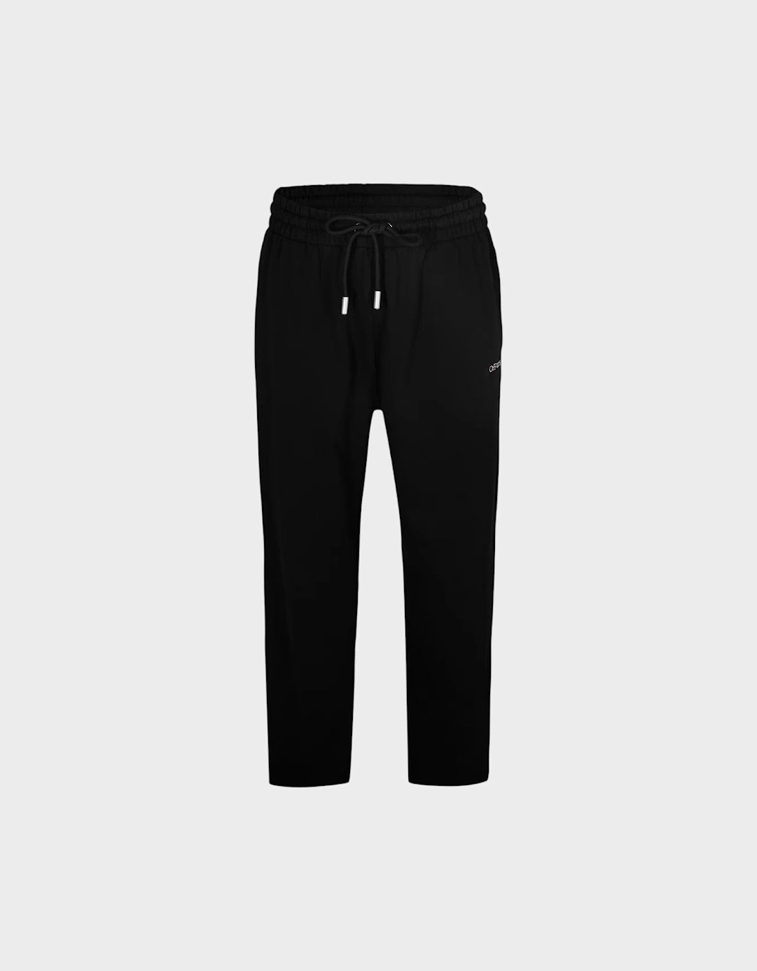 Vanish Arrow Closed Hem Fleece Sweatpants Black