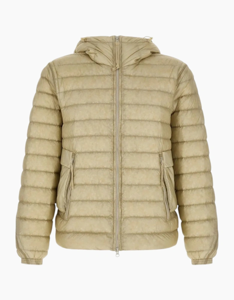 C.P. Company Google Down Beige Jacket