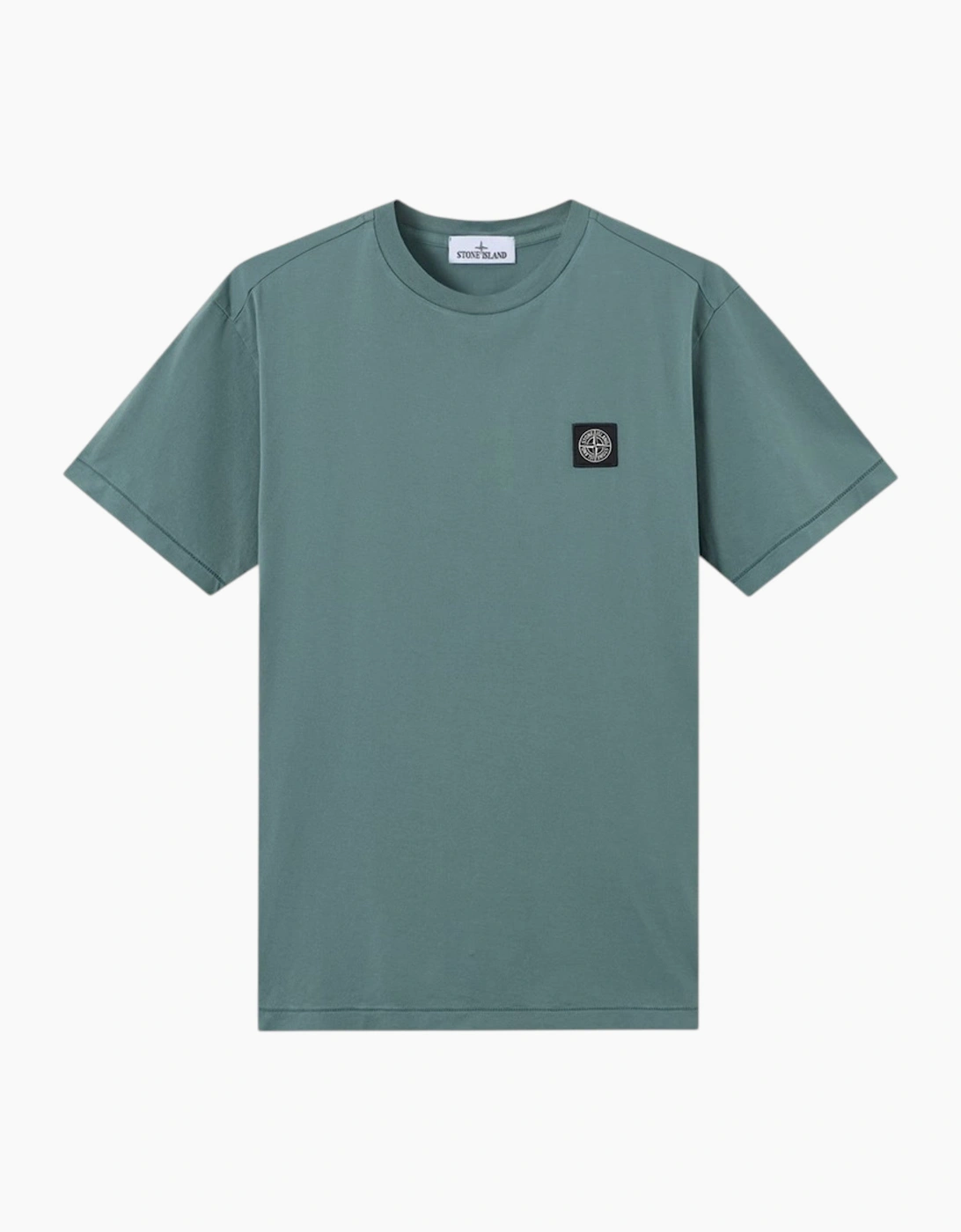 Stone Island Compass Patch Logo Ocean Green T-shirt