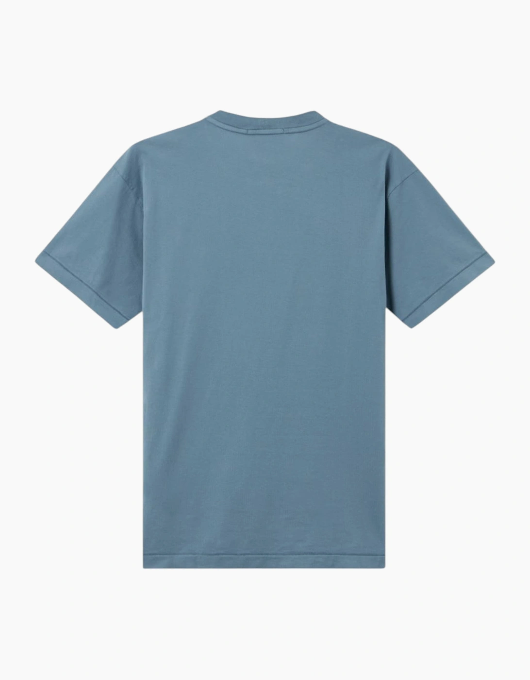 Stone Island Compass Patch Logo Steel Blue T-shirt