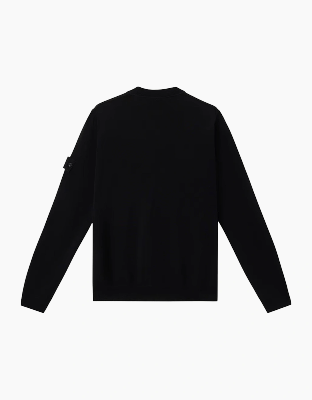 Stone Island Light RWS Pure Wool Ghost Black Sweatshirt