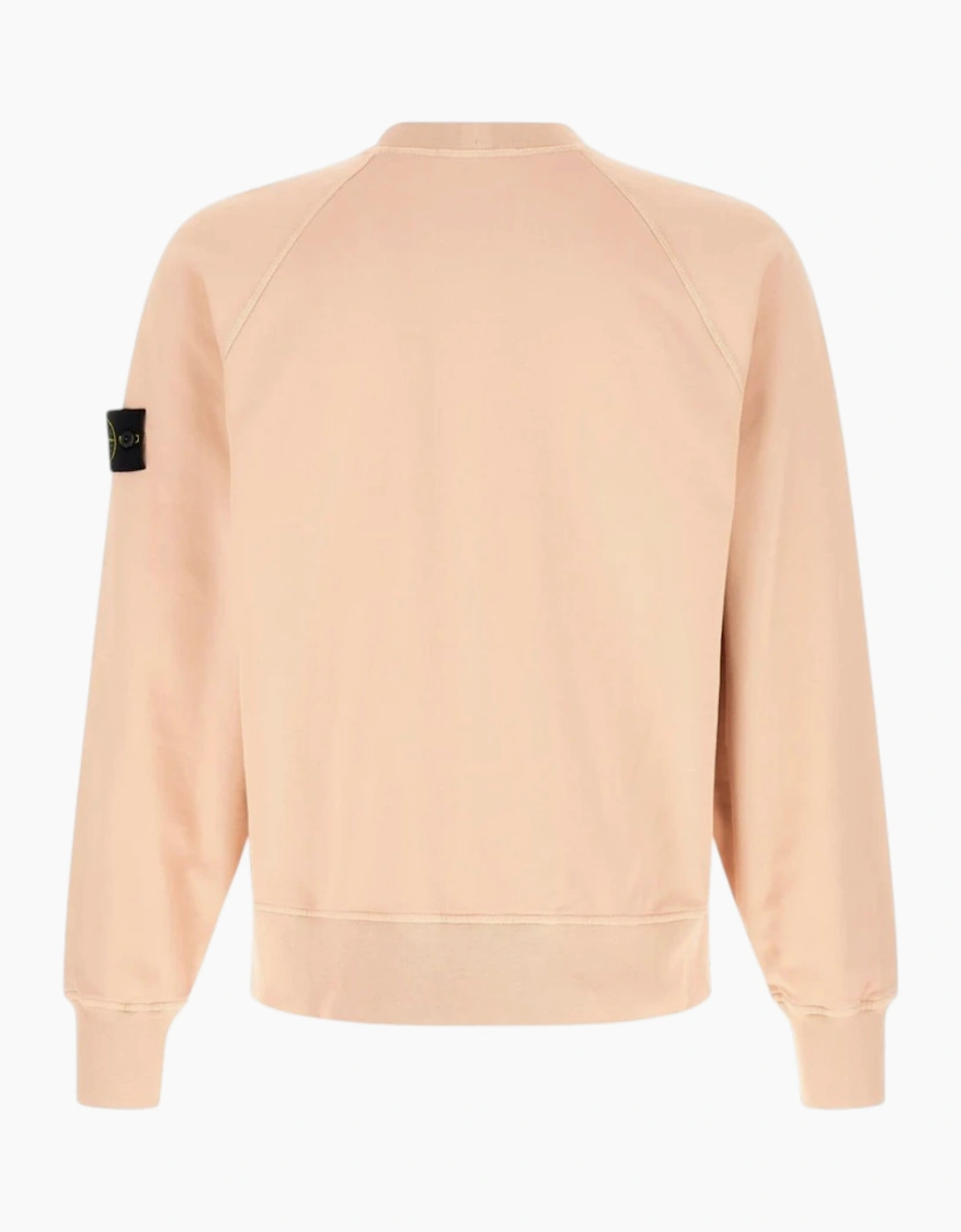 Stone Island Organic Cotton Pale Pink Peach Sweatshirt