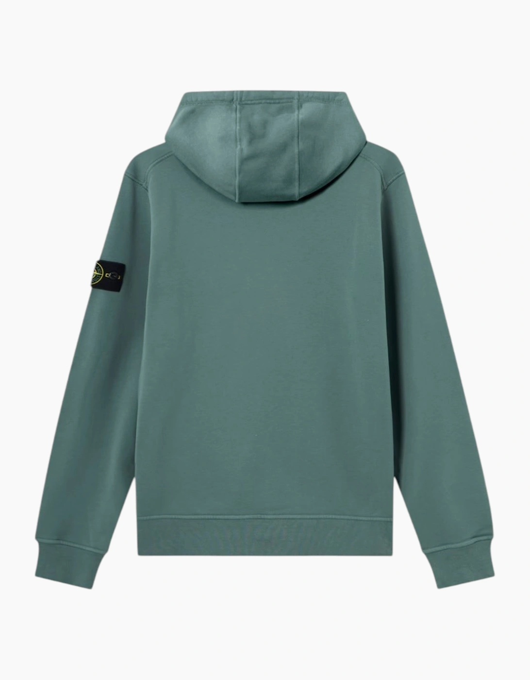 Stone Island Organic Cotton Ocean Green Hoodie