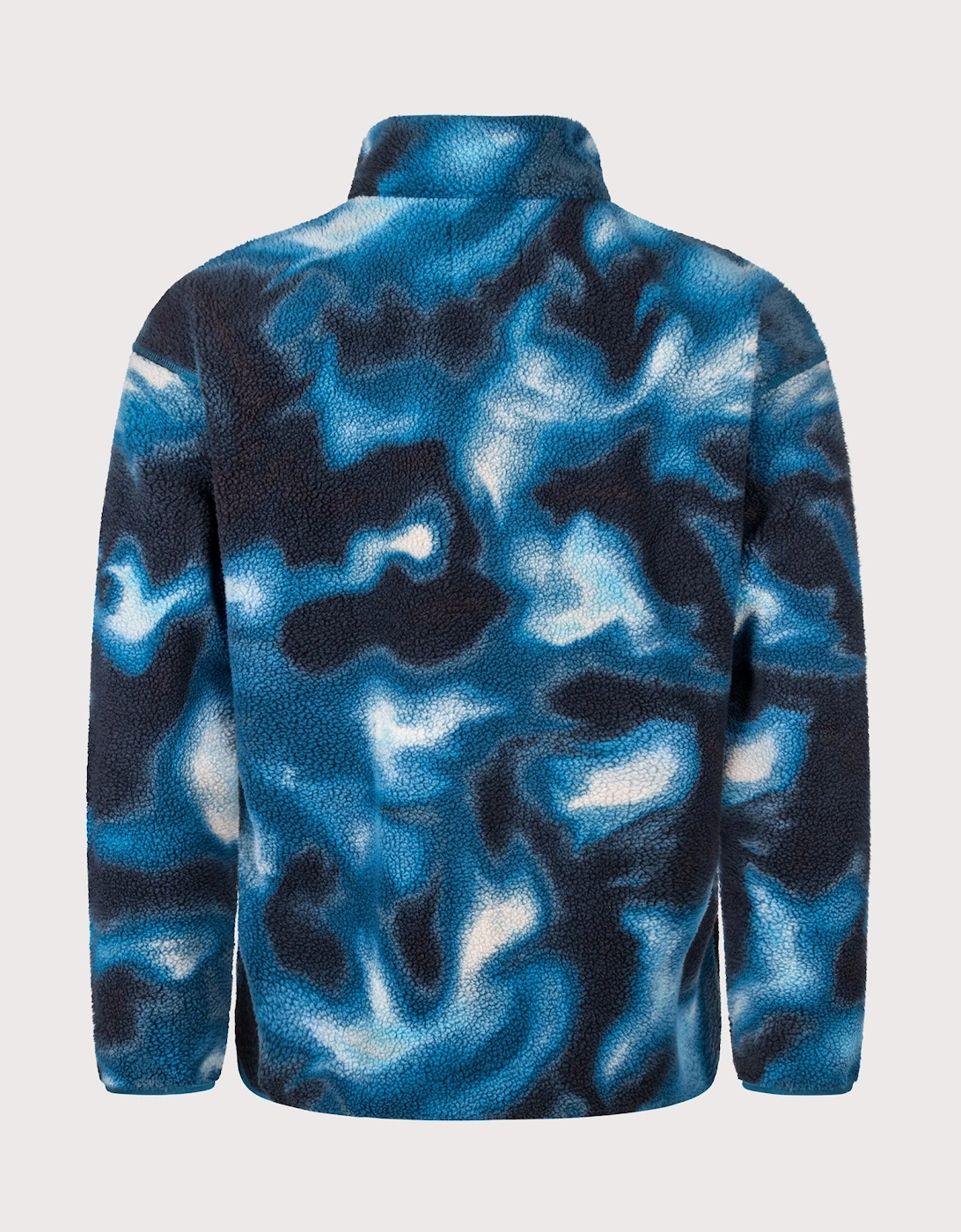 Regular Fit Helvetia II Printed Half Snap Fleece