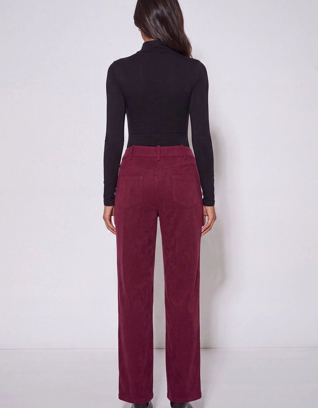 Mulberry Cord Straight Leg Trousers