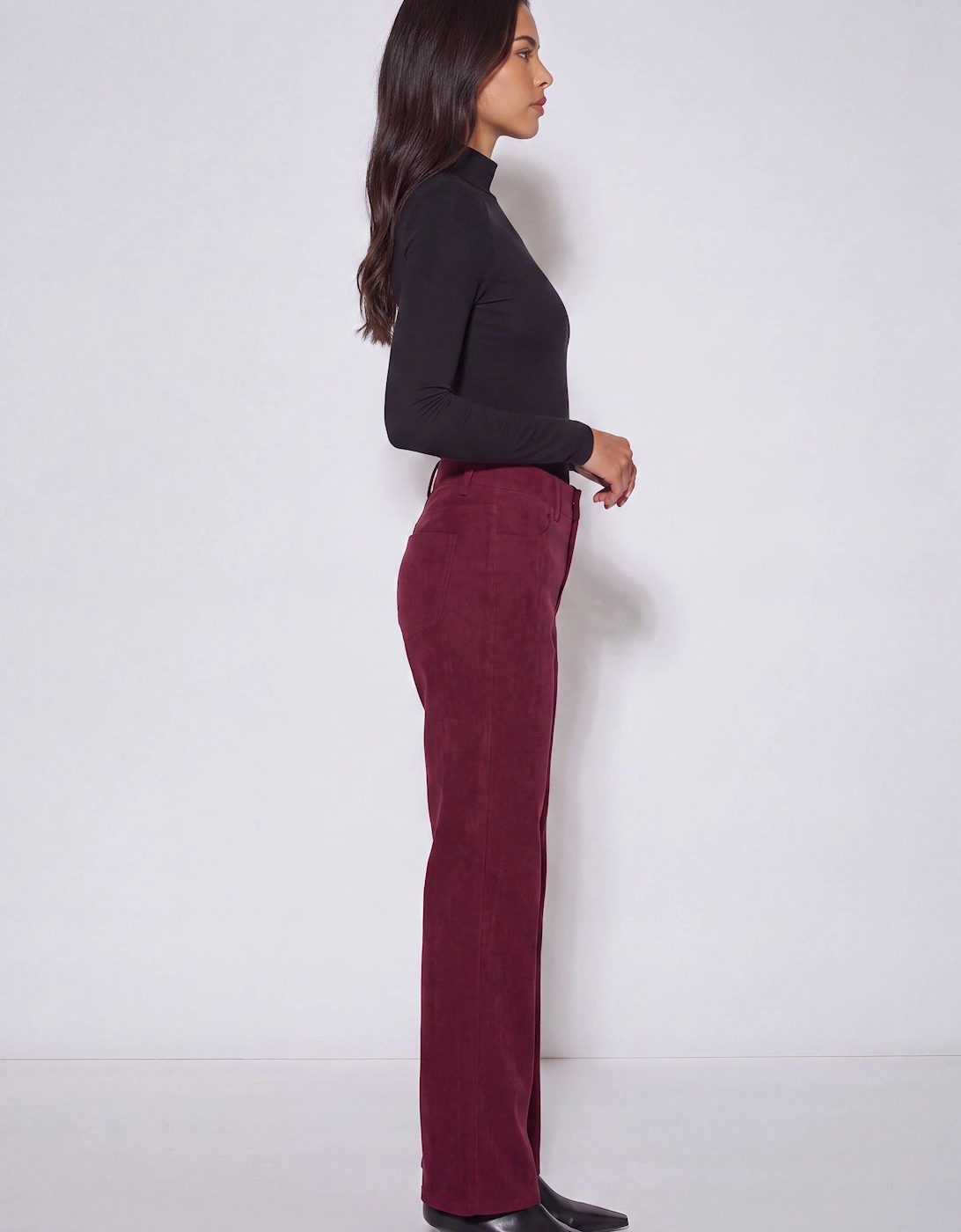 Mulberry Cord Straight Leg Trousers