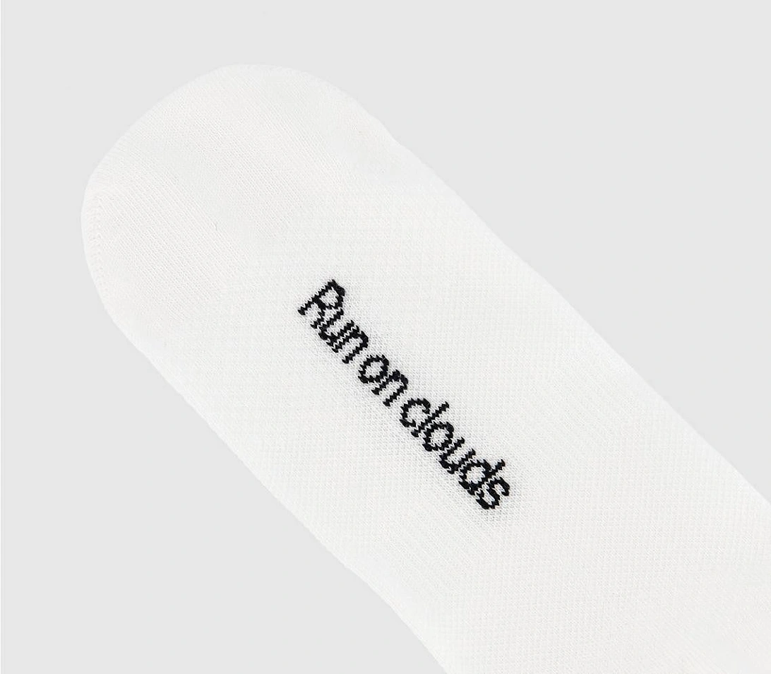 On Cloud Logo Socks Mid 3 Pack White