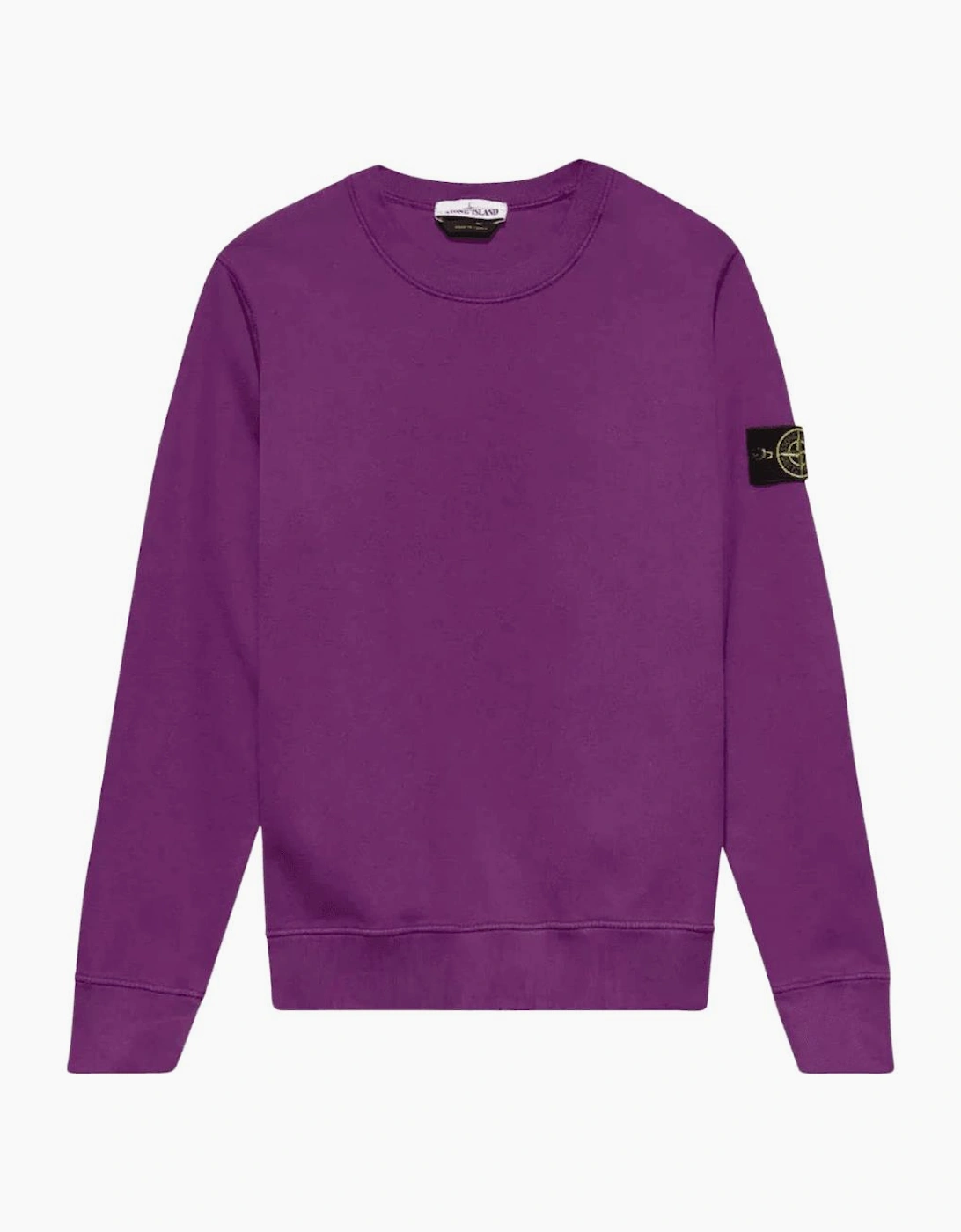 Regular Fit Magenta Purple Sweatshirt