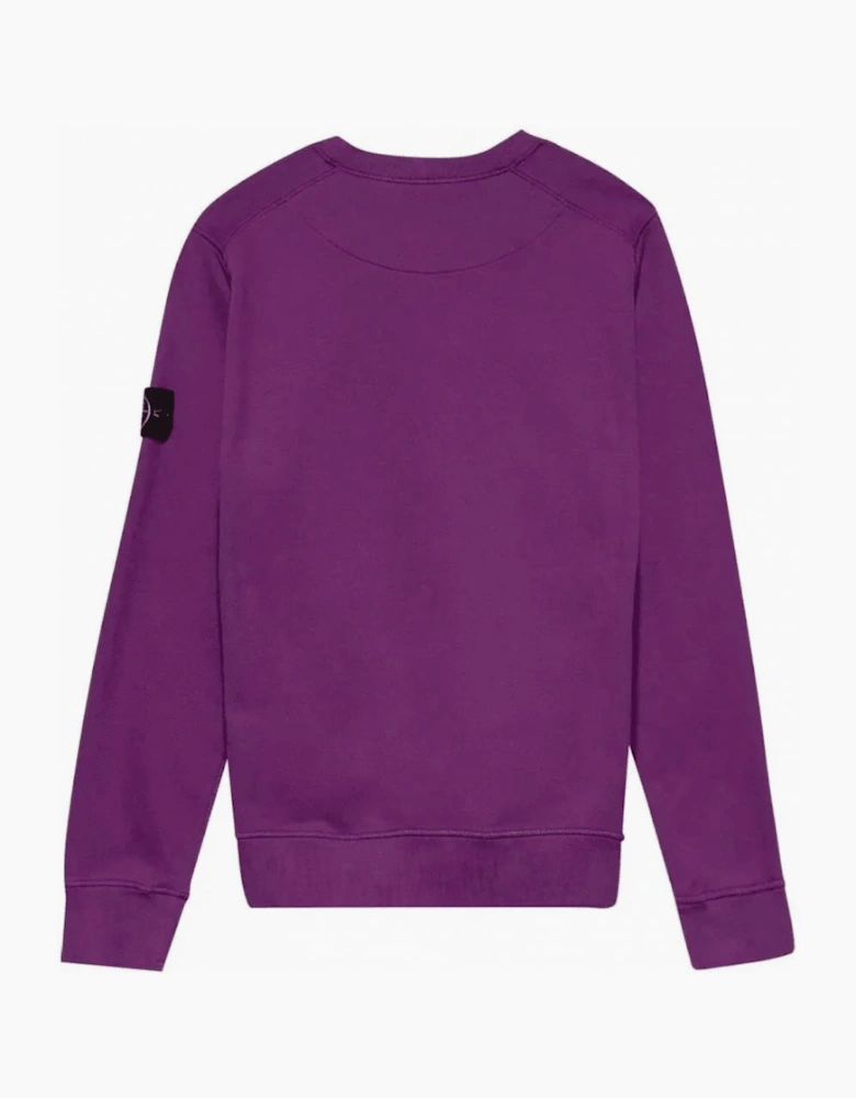 Regular Fit Magenta Purple Sweatshirt