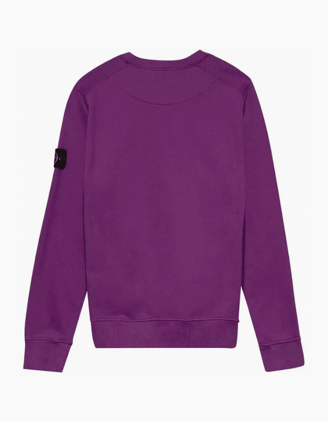 Regular Fit Magenta Purple Sweatshirt