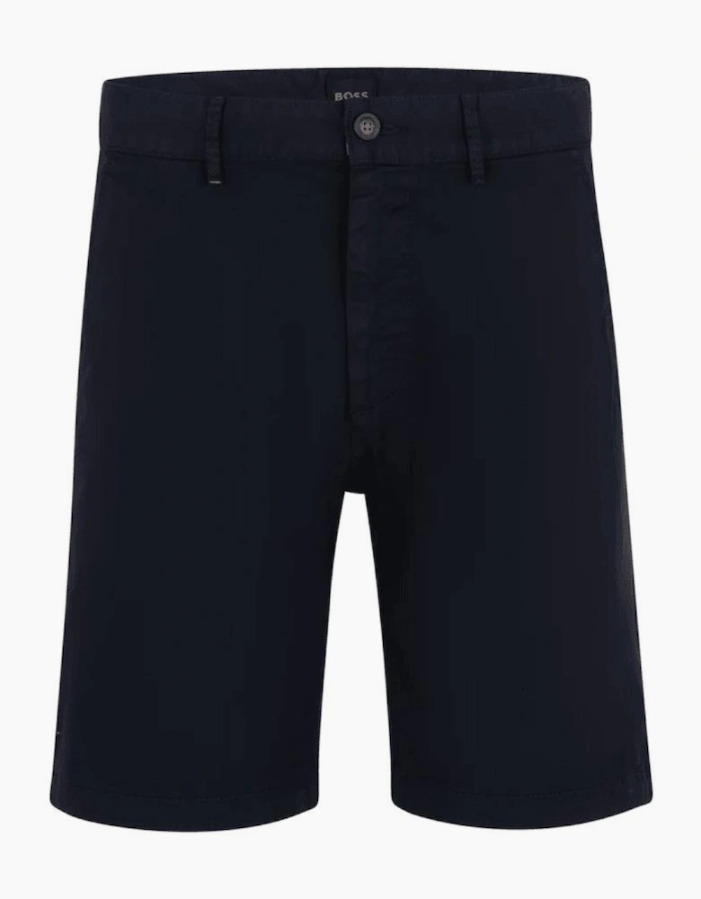 Cotton Slim Fit Navy Chino Shorts
