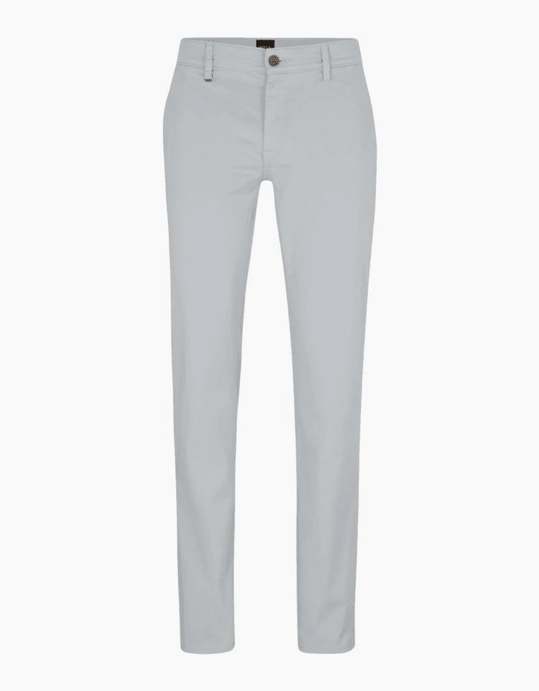 Schino Cotton Slim Fit Grey Chino Trousers