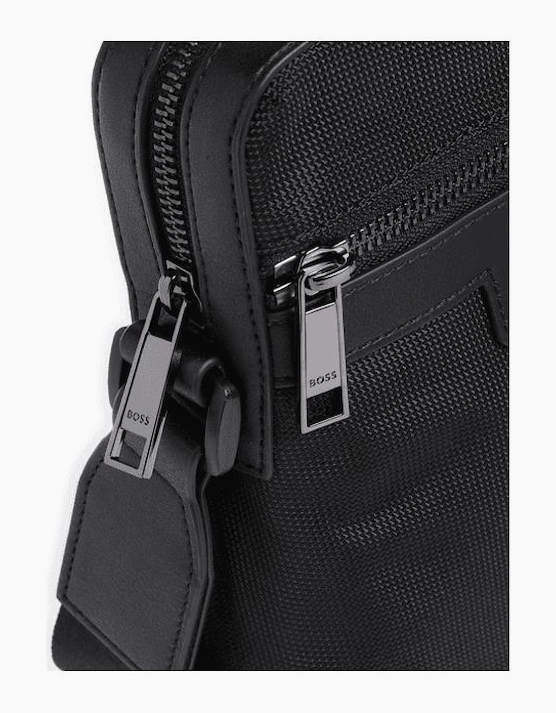 Ray Leather Black Crossbody Bag