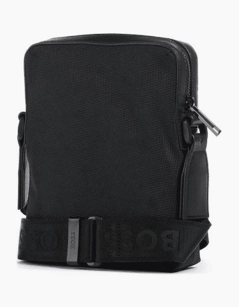 Ray Leather Black Crossbody Bag