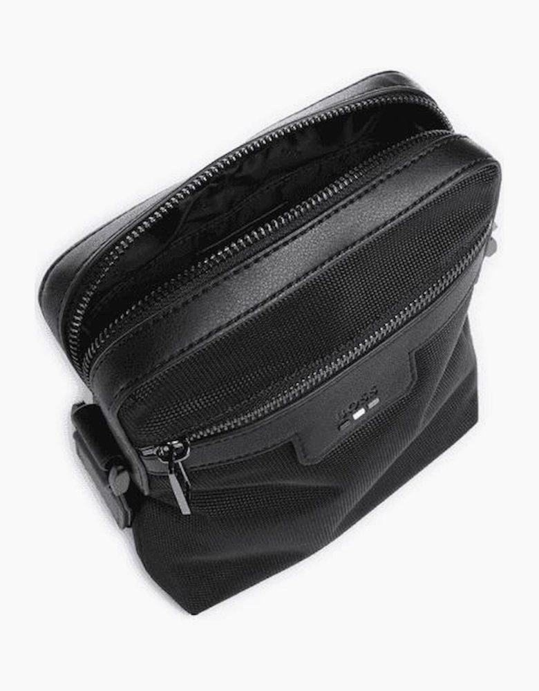 Ray Leather Black Crossbody Bag