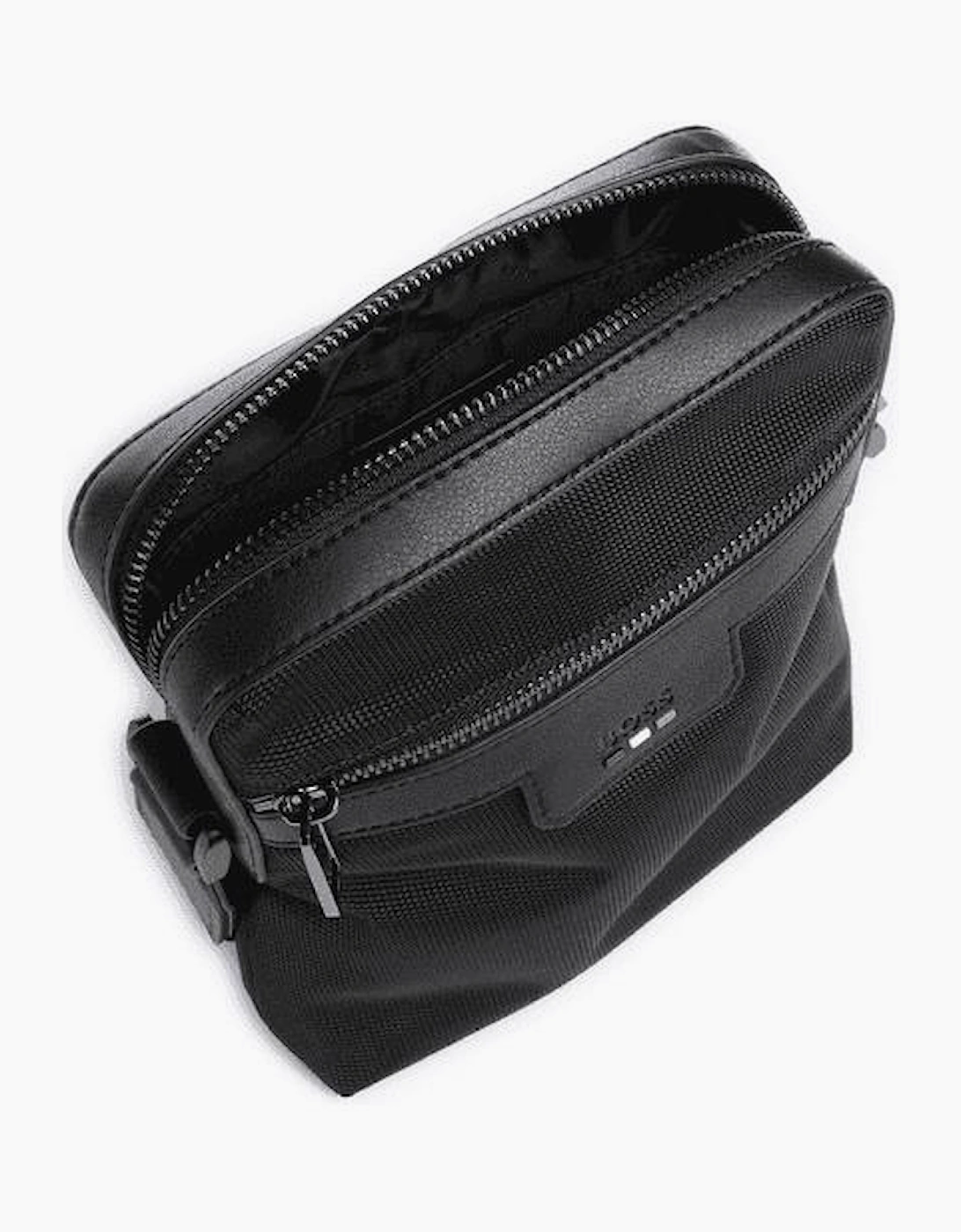 Ray Leather Black Crossbody Bag