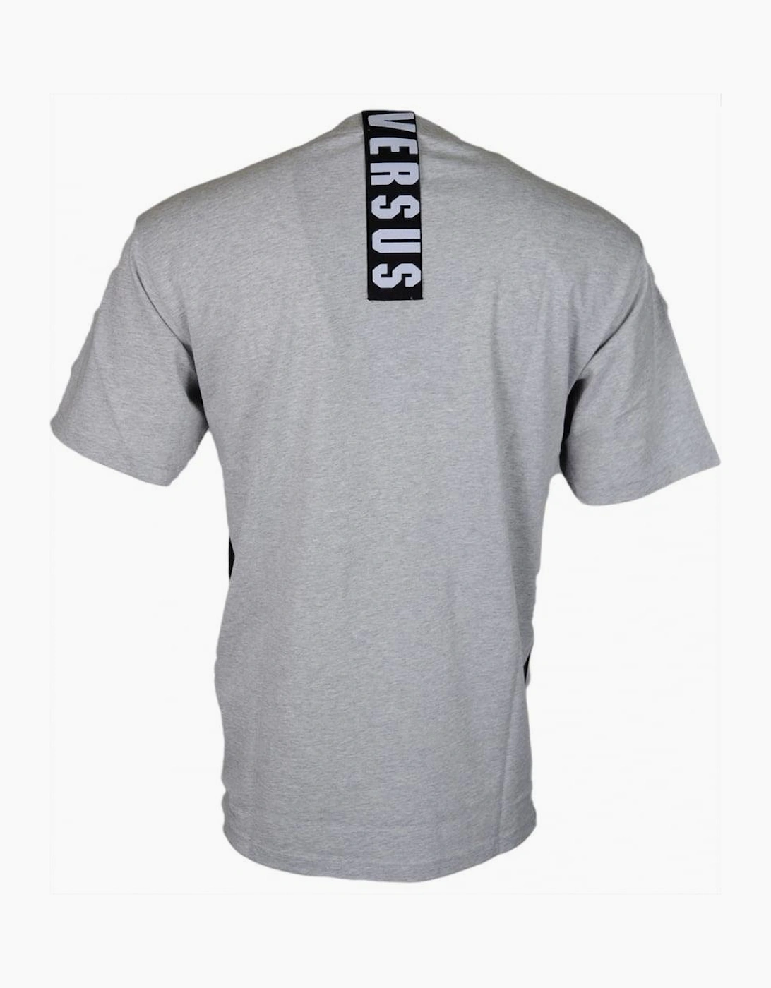 BU90497 BJ10289 Round Neck Grey/Black T-Shirt