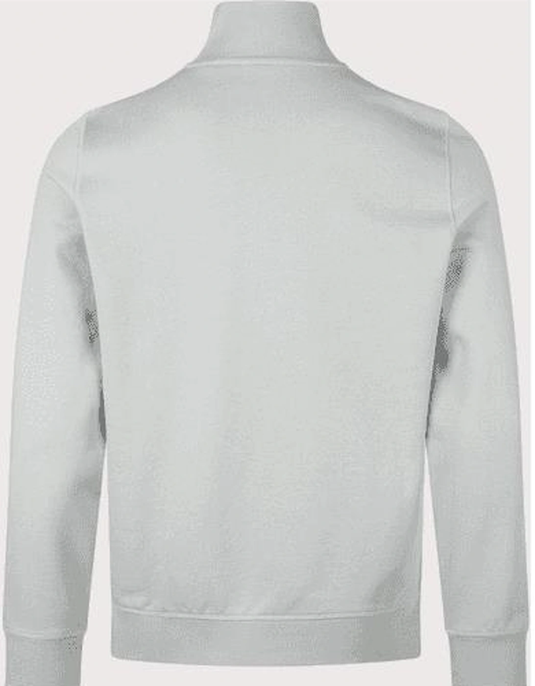 Zetrust Patch Logo Grey Quarter Zip Sweatshirt
