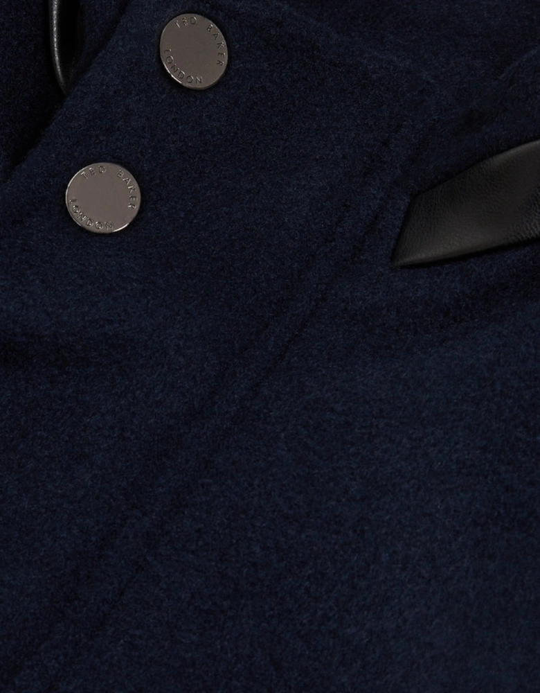 Ted Baker Knowl Funnel Neck Navy Field Jacket