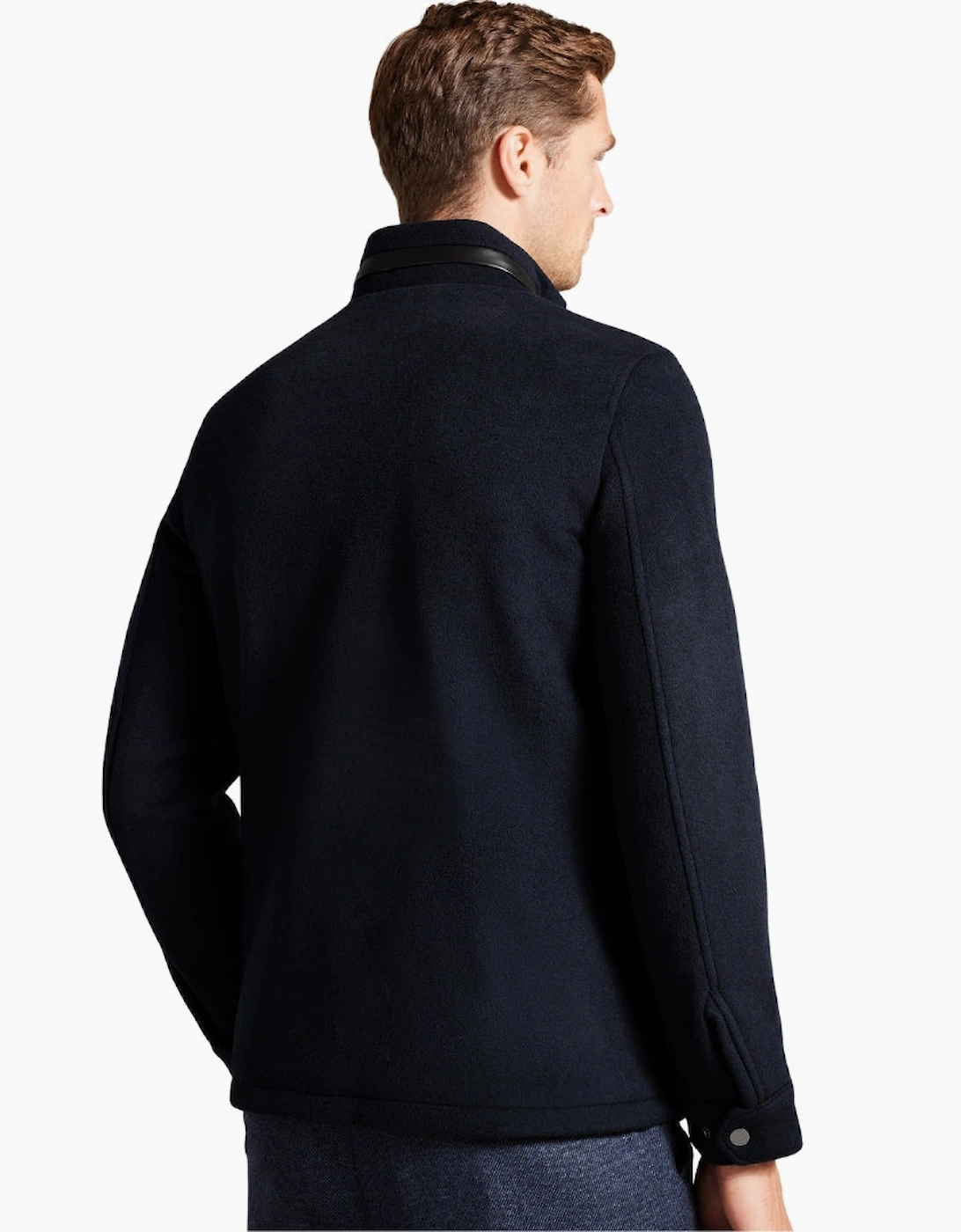 Ted Baker Knowl Funnel Neck Navy Field Jacket