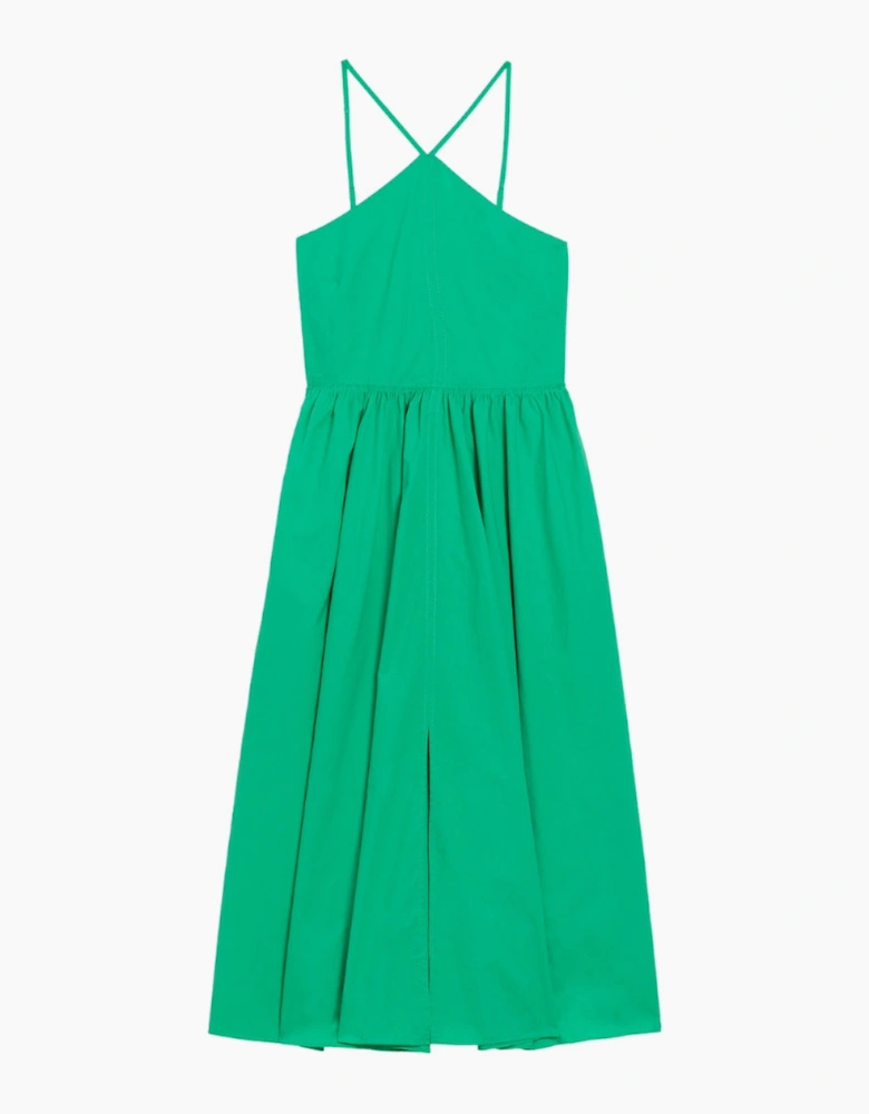 Ted Baker Vari Halterneck A Line Green Midi Dress