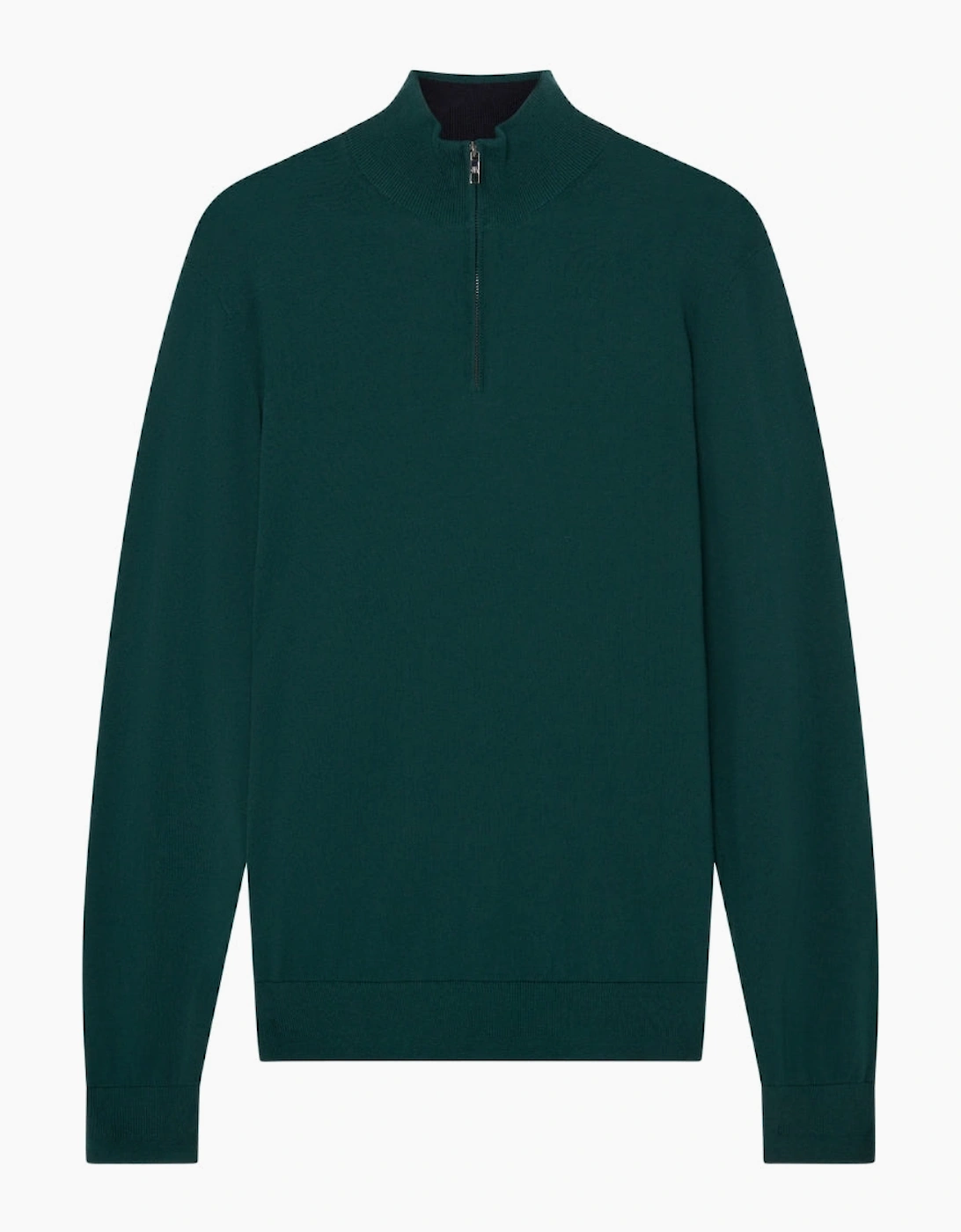 Ted Baker Artiss Core Dark Green Quarter Zip