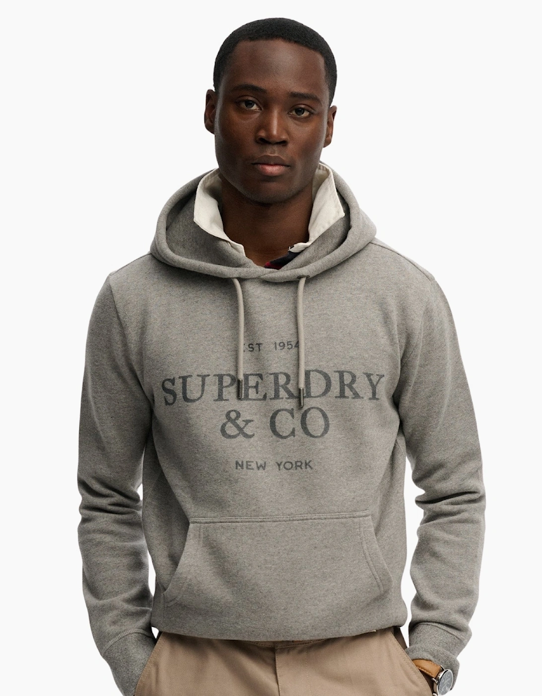 Superdry Mens 1954 Company Relaxed Hoodie