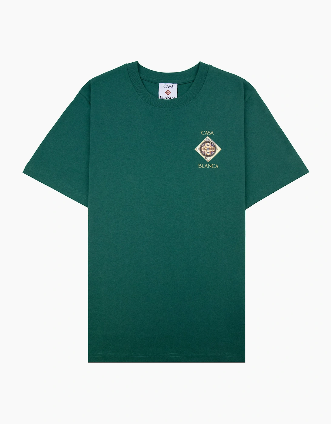 Casablanca Plafond Orne De Musique T-Shirt Green