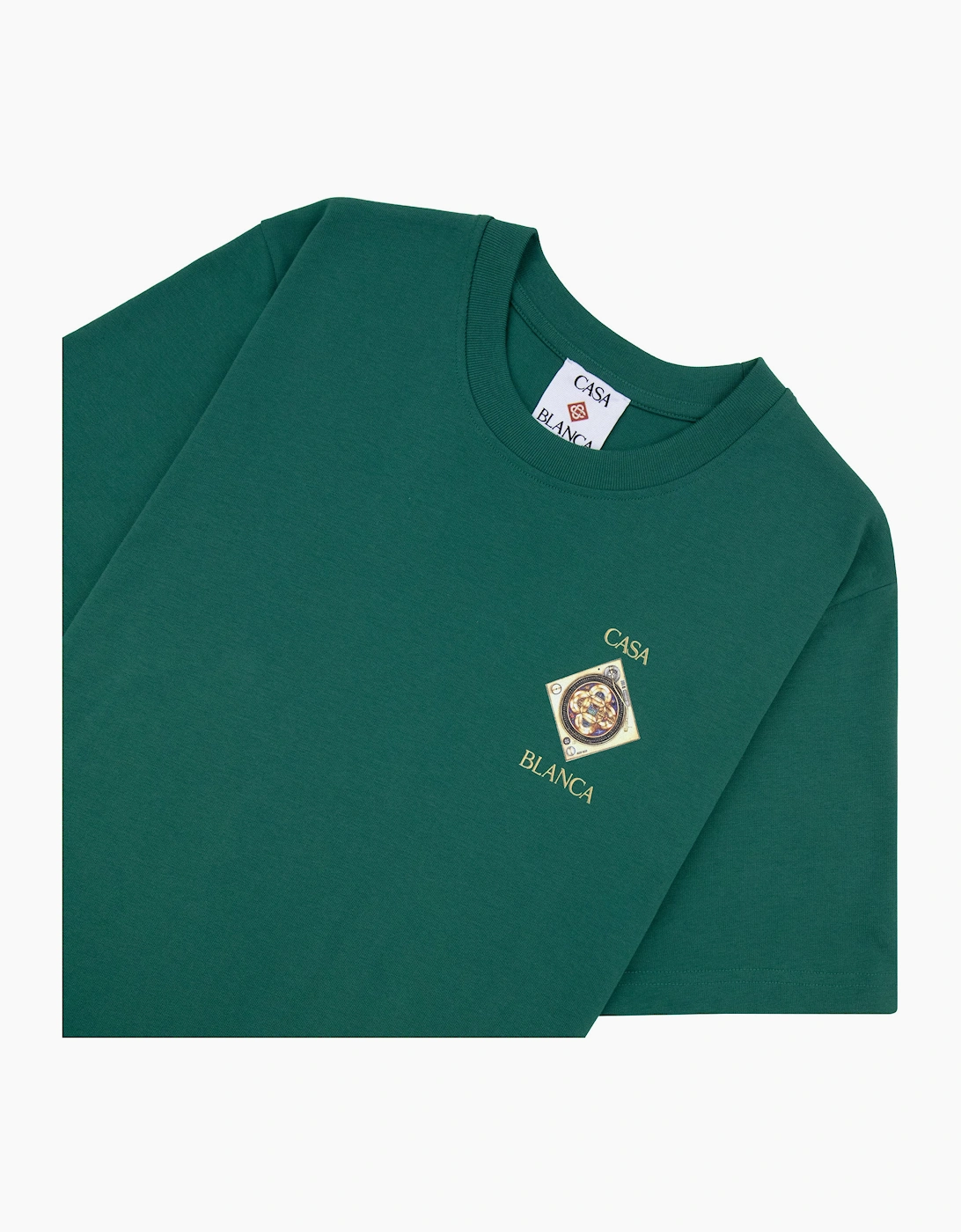 Casablanca Plafond Orne De Musique T-Shirt Green