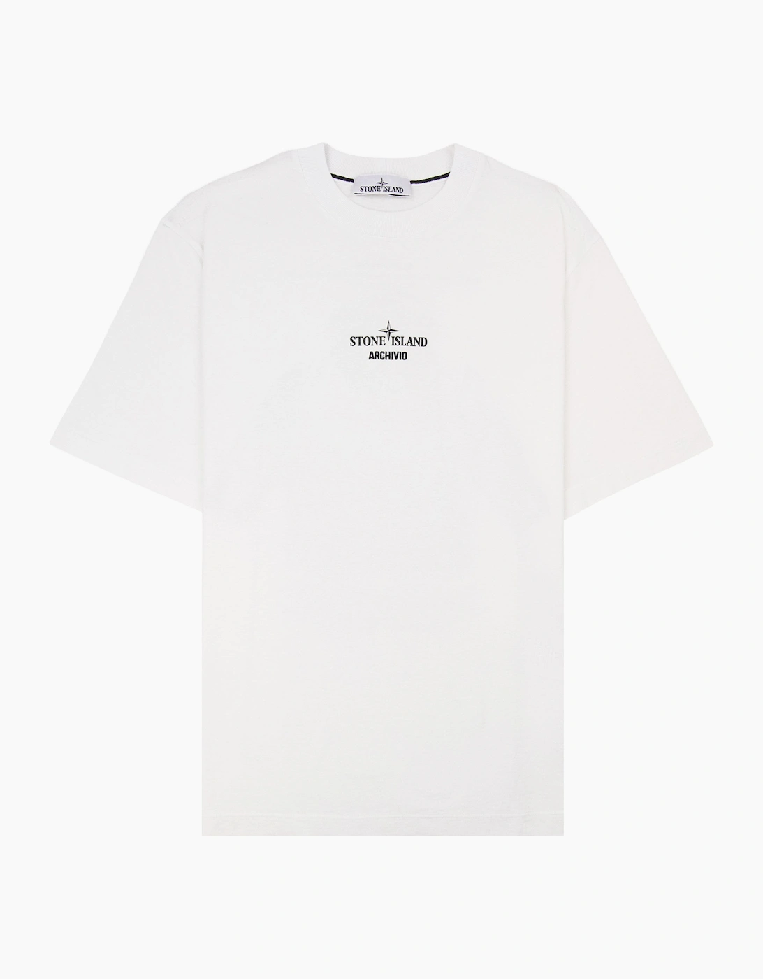 Stone Island 2100023 Regular Fit Archivio Print T-Shirt White V0001