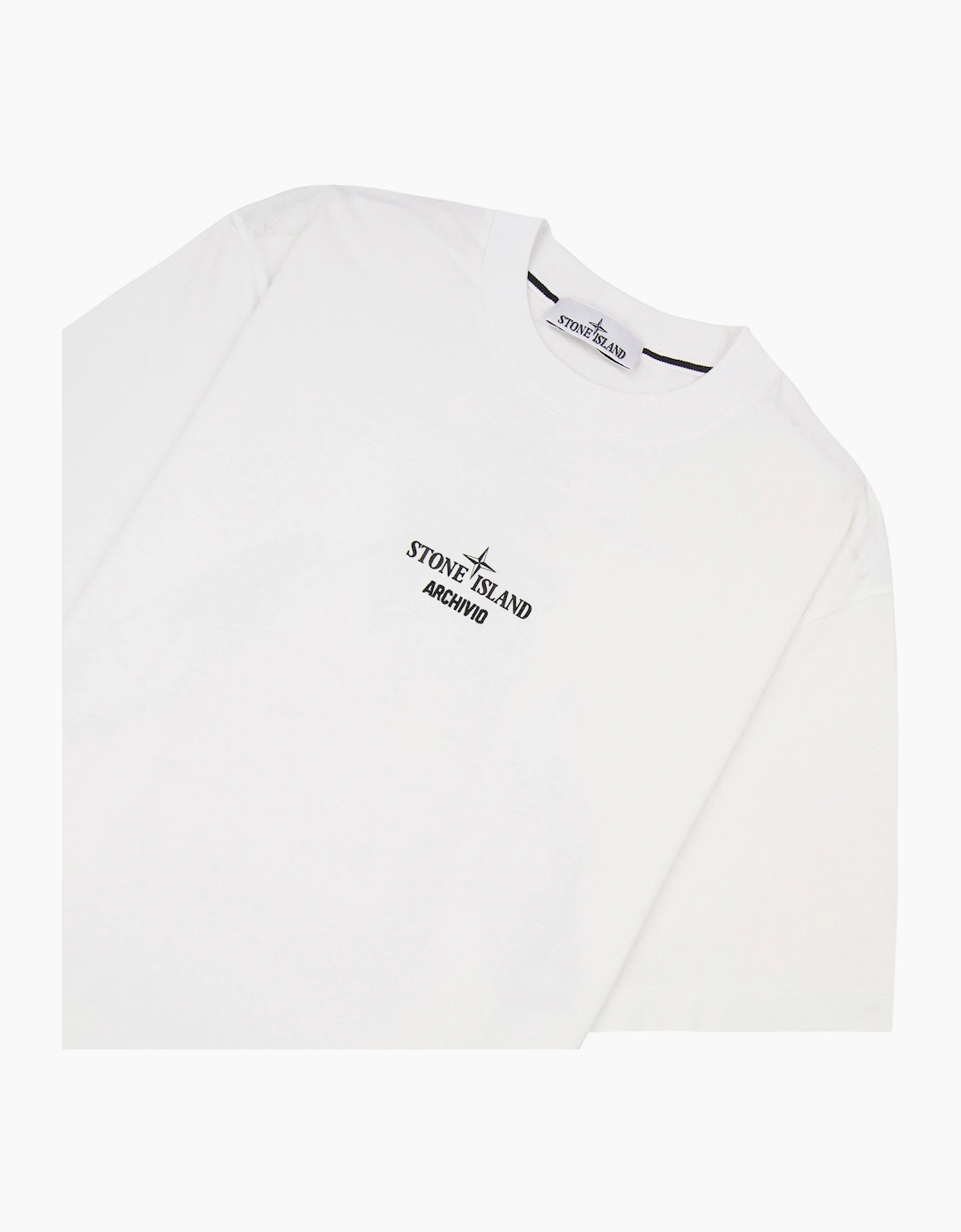 Stone Island 2100023 Regular Fit Archivio Print T-Shirt White V0001