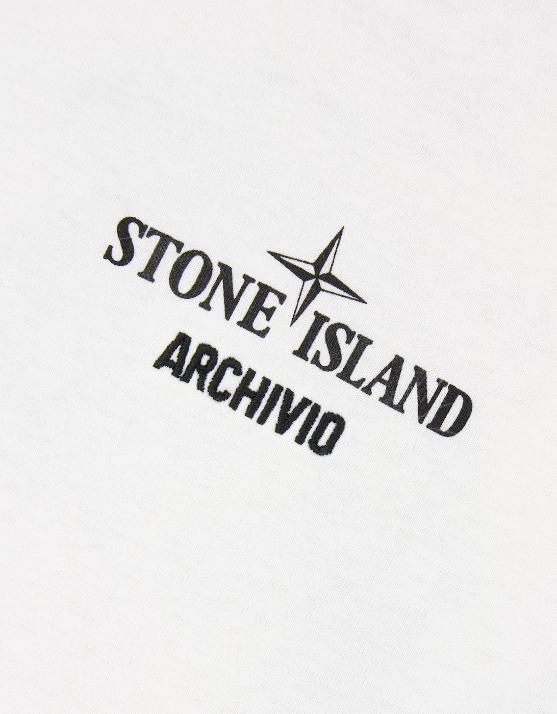 Stone Island 2100023 Regular Fit Archivio Print T-Shirt White V0001