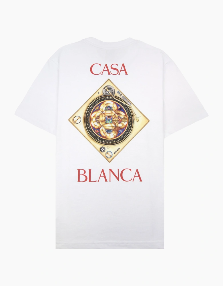 Casablanca Plafond Orne De Musique T-Shirt Bright White